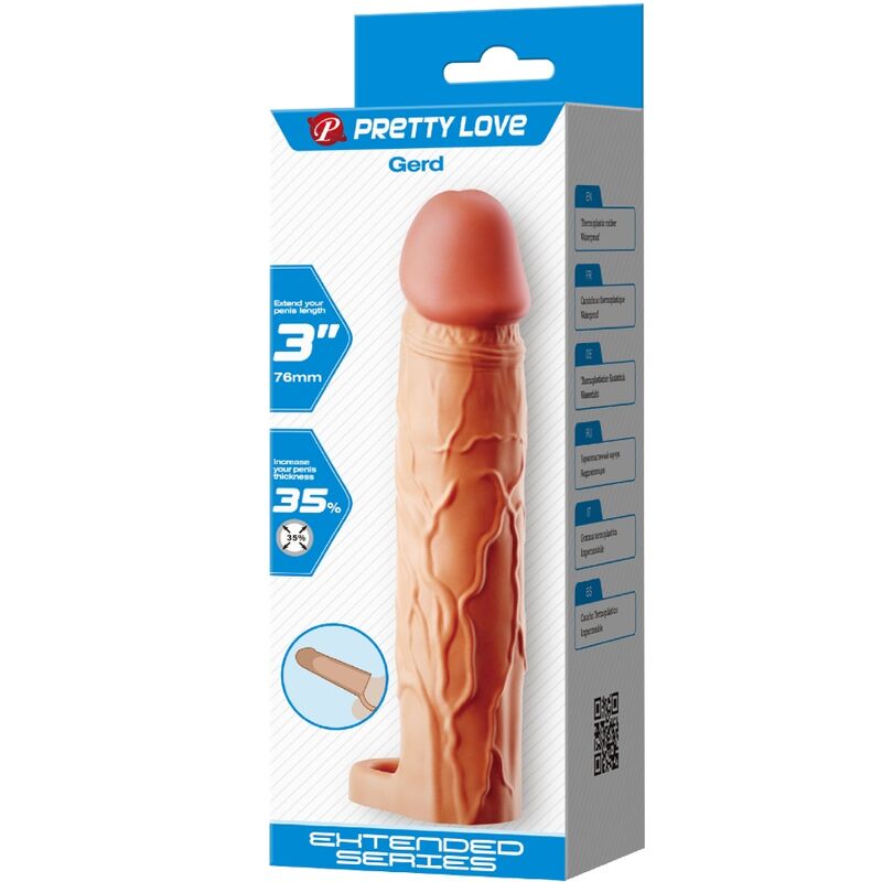 PRETTY LOVE - PROLUNGA PENE GERD 7.6 CM NUDE