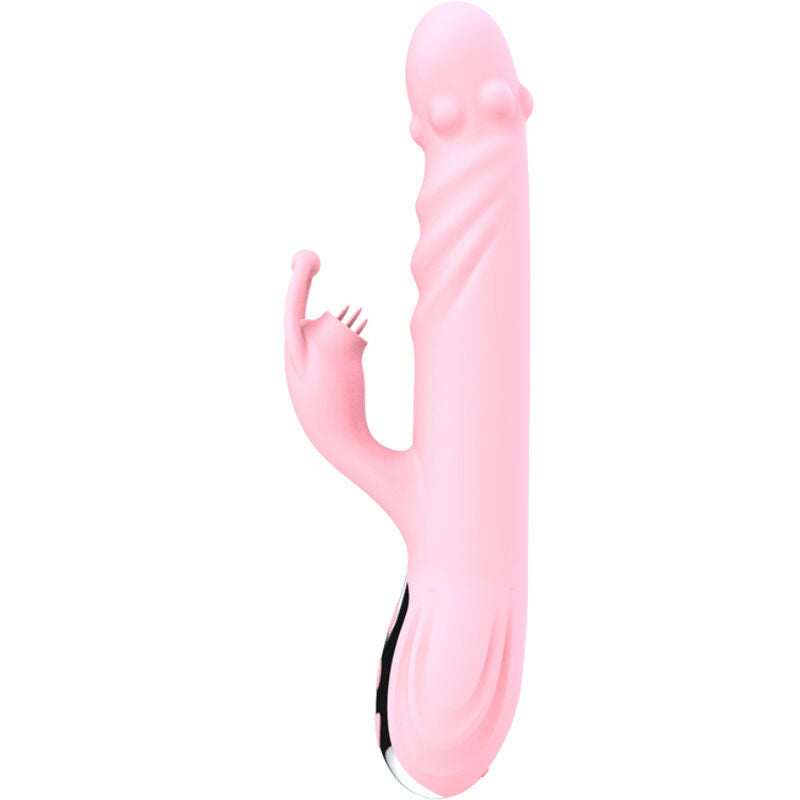 ARMONY - FULLY TONGUE VIBRATORE  STIMOLATORE CON LINGUA CON EFFETTO CALORE ROSA 