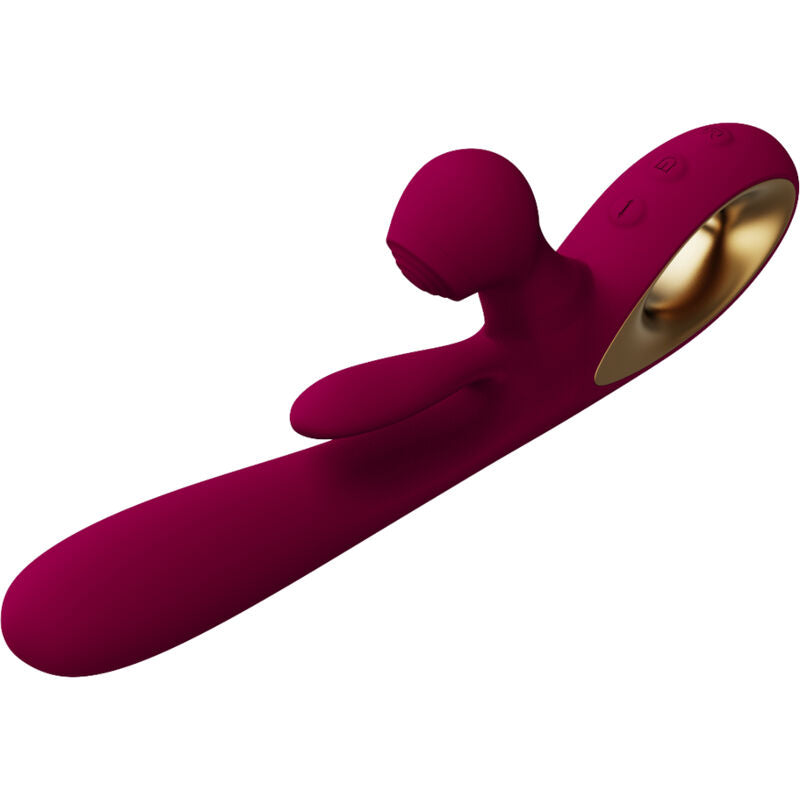 ARMONY -  IMPACT SWING VIBRATORE E DOPPIO STIMOLATORE MODELLO 1 BURGUNDY