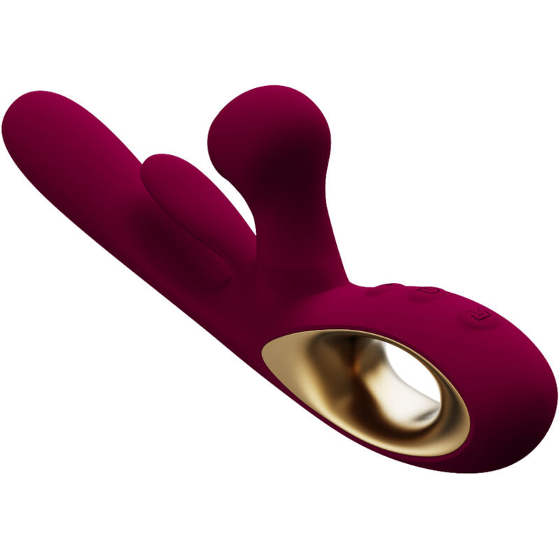 ARMONY -  IMPACT SWING VIBRATORE E DOPPIO STIMOLATORE MODELLO 1 BURGUNDY