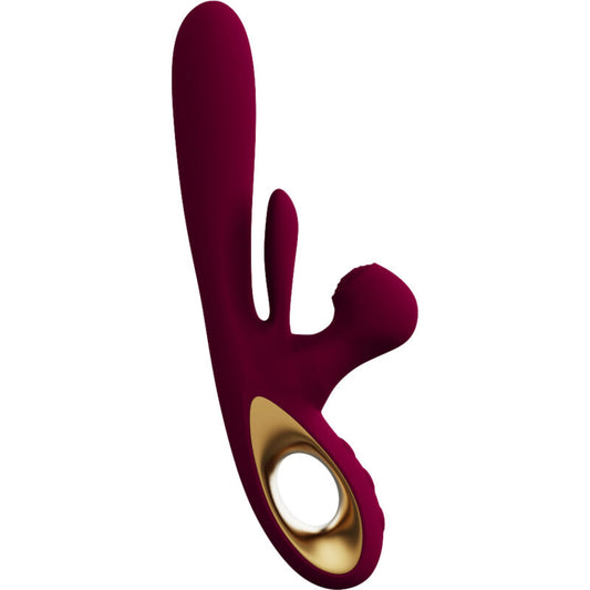 VIBRATORE CON STIMOLATORE CLITORIDEO, 15 MODALITÀ DI VIBRAZIONE, MOVIMENTO LINGUA REALISTICA