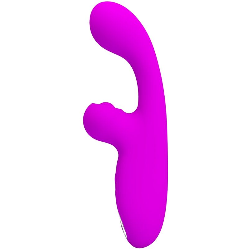 PRETTY LOVE - VIBRATORE SKYLAR CON STIMOLATORE FUCSIA