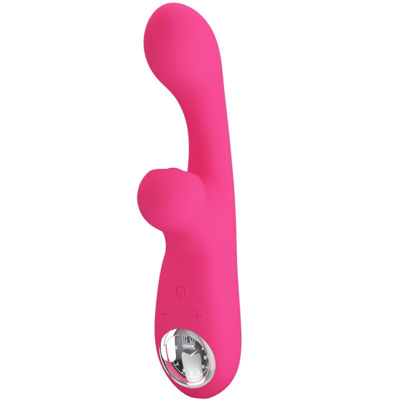 PRETTY LOVE - VIBRATORE SKYLAR CON STIMOLATORE ROSA