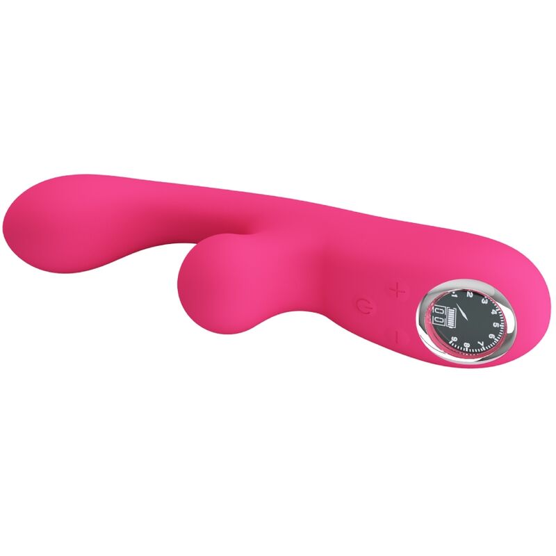 PRETTY LOVE - VIBRATORE SKYLAR CON STIMOLATORE ROSA