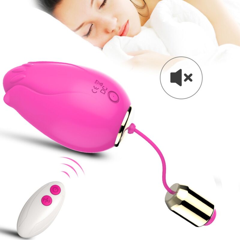 OVETTO VIBRANTE G-SPOT CON TELECOMANDO MANDALA FUCSIA