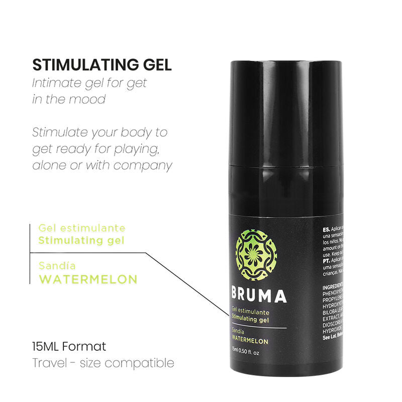 BRUMA - GEL STIMOLANTE AROMA ANGURIA 15 ML
