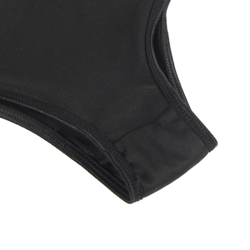 SUBBLIME - SET DUE PEZZI DI REGGISENO TRASPARENTE CON STRISCE S/M