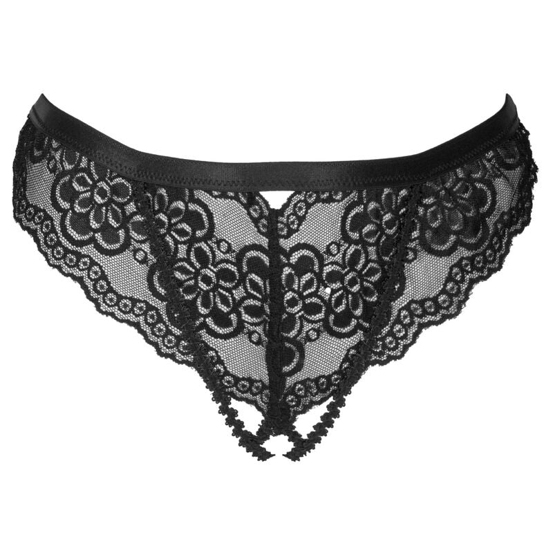 LIVCO CORSETTI FASHION - OKSURIN PANTY CON APERTURA NERO