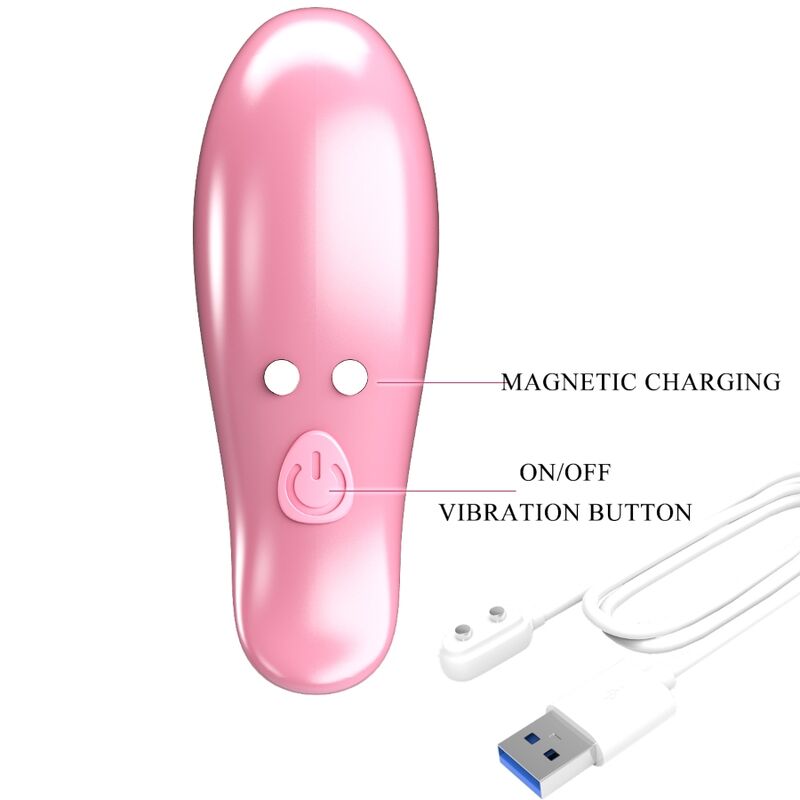 PRETTY LOVE - MORSETTI PER CAPEZZOLI VIBRANTI A FOGLIA ROSA