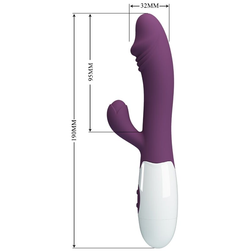 PRETTY LOVE - SNAPPY VIBRATORE G-SPOT 30 FUNZIONI VIOLA