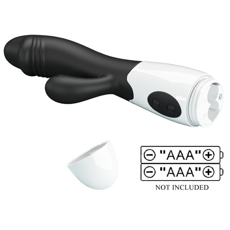 PRETTY LOVE - VIBRATORE SNAPPY CON G SPOT  30 FUNZIONI NERO