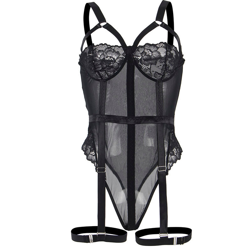 SUBBLIME - BODY CON CINGHIE REGGICALZE NERO S/M 950538