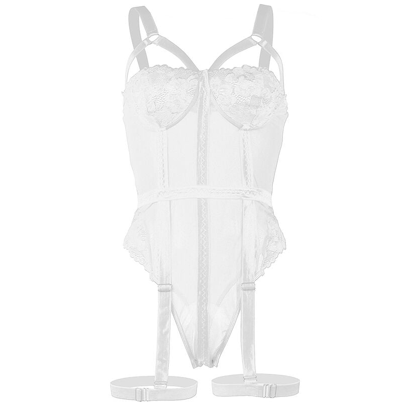 SUBBLIME - BODY CON CINGHIE REGGICALZE BIANCO S/M 950576