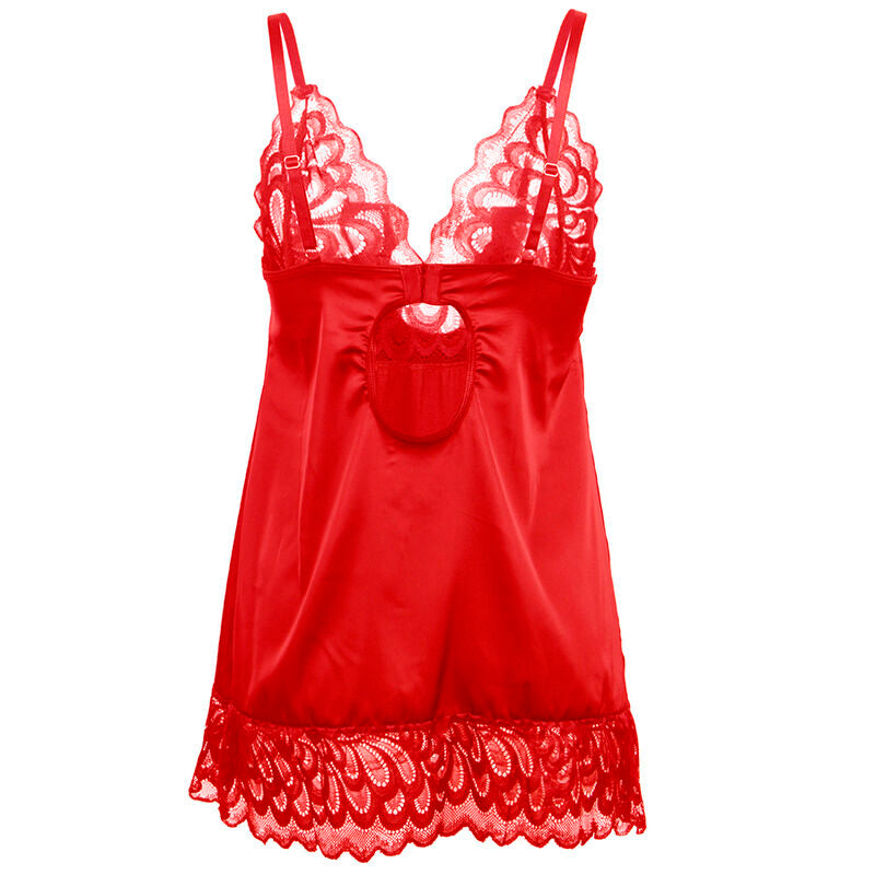 BABYDOLL IN PIZZO FLOREALE, ELEGANTE E SENSUALE, PERFETTO COMFORT