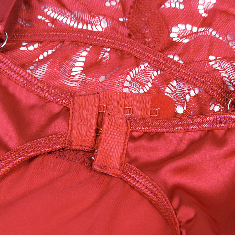 BABYDOLL IN PIZZO FLOREALE, ELEGANTE E SENSUALE, PERFETTO COMFORT