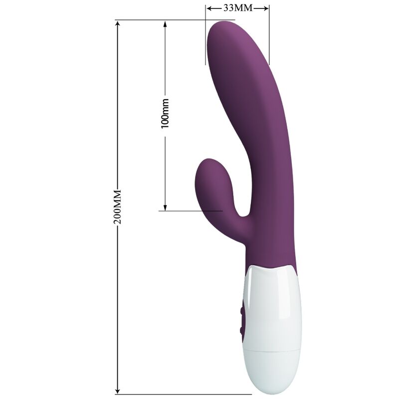 PRETTY LOVE - ALVIS VIBRATORE  RABBIT E PUNTO G VIOLA