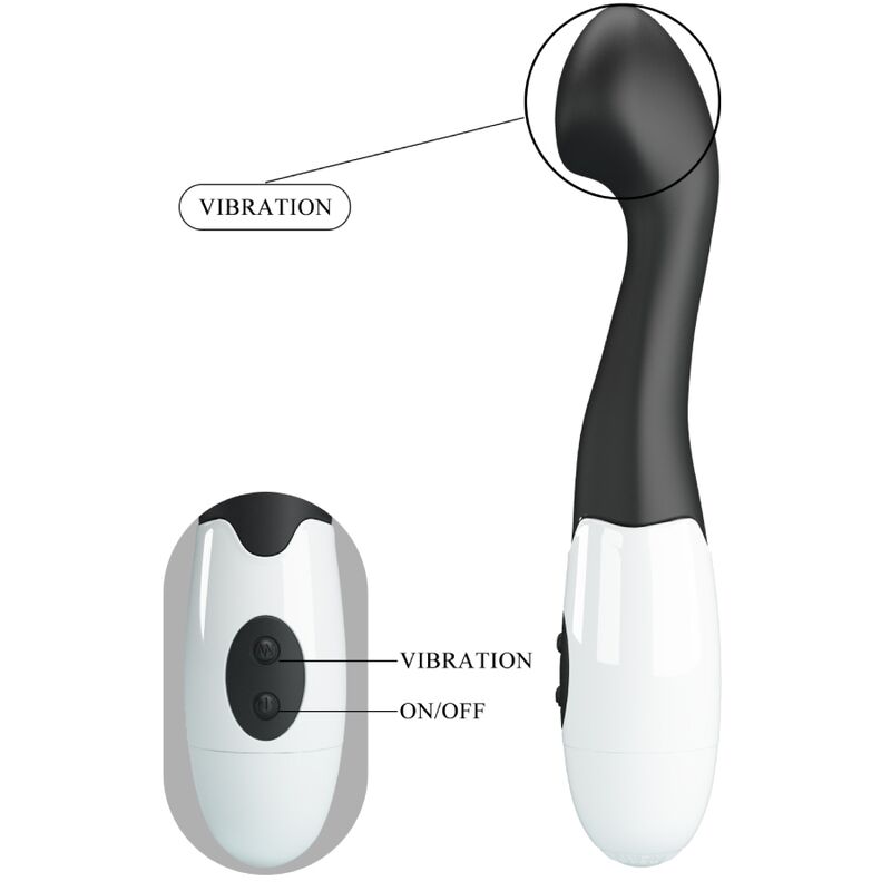 PRETTY LOVE - CHARLES VIBRATORE G-SPOT 30 FUNZIONI NERO