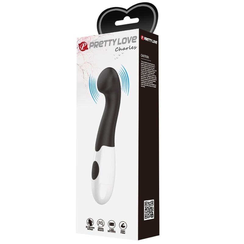 PRETTY LOVE - CHARLES VIBRATORE G-SPOT 30 FUNZIONI NERO