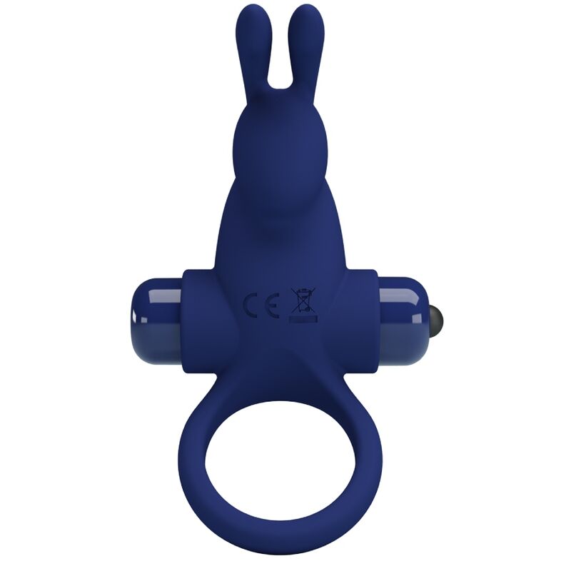 PRETTY LOVE - ANELLO PENE JIRO VIBRANTE CON RABBIT BLU