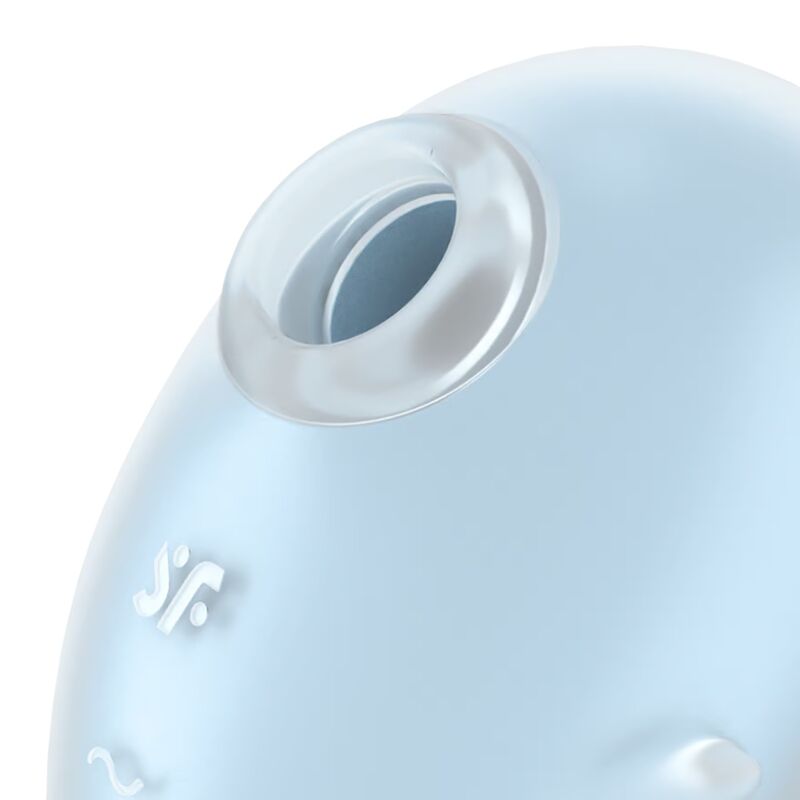 SATISFYER - CUTIE GHOST STIMOLATORE CLITORIDE LAY-ON AIR PULSE AZZURRO