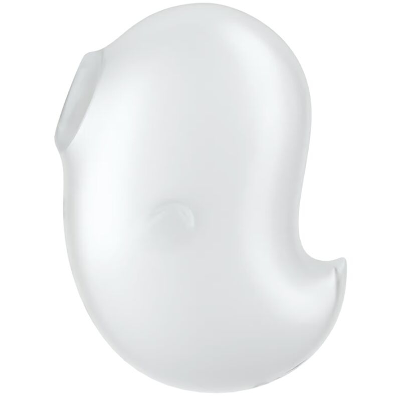 SATISFYER - CUTIE GHOST VIBRATORE LAY-ON A ONDE DI PRESSIONE  BIANCO