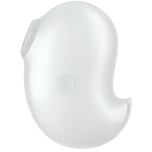 SATISFYER - CUTIE GHOST STIMOLATORE CLITORIDE LAY-ON AIR PULSE BIANCO