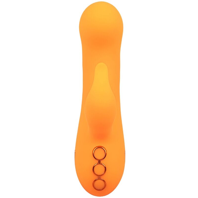 VIBRATORE DOPPIO CON STIMOLATORE CLITORIDEO, GONFIAGGIO AUTOMATICO, 10 FUNZIONI VIBRAZIONE