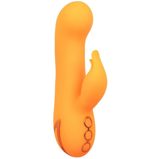 CALEXOTICS - CALIFORNIA DREAMING  MONTECITO MUSE VIBRATORE CON RABBIT ARANCIONE 