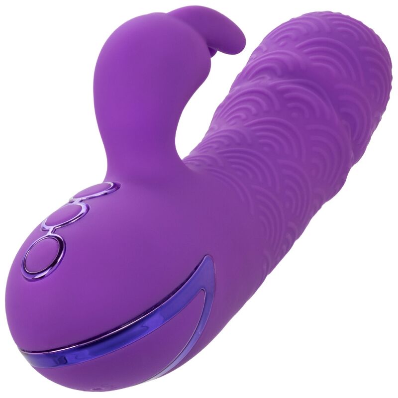 VIBRATORE DOPPIO RICARICABILE, STIMOLATORE CLITORIDEO, 10 FUNZIONI VIBRAZIONE