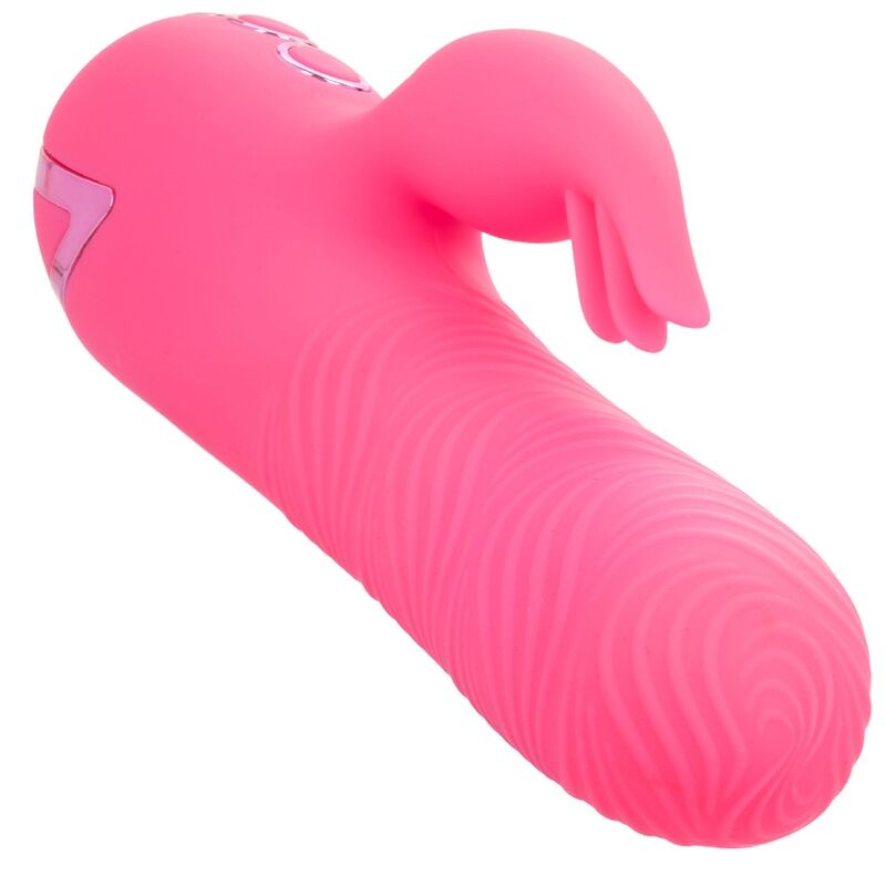 VIBRATORE DOPPIO STIMOLATORE, ROTAZIONE PERLE, 10 FUNZIONI VIBRAZIONE