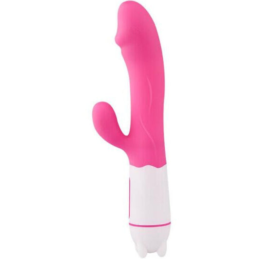 ARMONY - HAPPY VIBRATORE  E STIMOLATORE  RICARICABILE FUCSIA