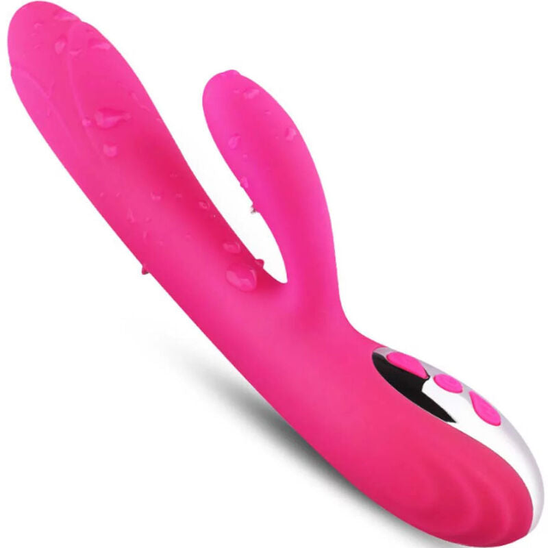 VIBRATORE CON STIMOLATORE CLITORIDEO, 10 MODALITÀ DI VIBRAZIONE, EFFETTO CALORE