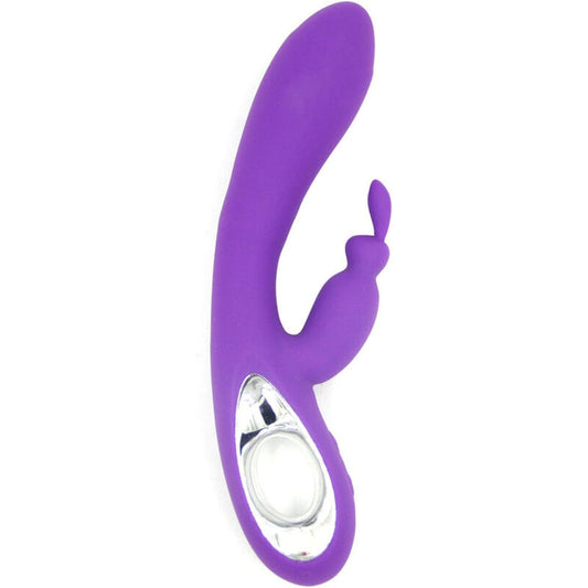 VIBRATORE CON RABBIT E IMPUGNATURA AD ANELLO BELLA  VIOLA