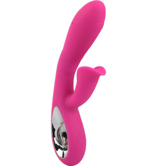 ARMONY - DARO VIBRATORE E STIMOLATORE CON IMPUGNATURA AD ANELLO FUCSIA