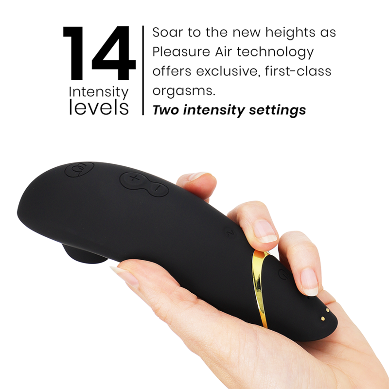 STIMOLATORE CLITORIDE CON TECNOLOGIA PLEASURE AIR, 14 LIVELLI DI INTENSITÀ, IMPERMEABILE