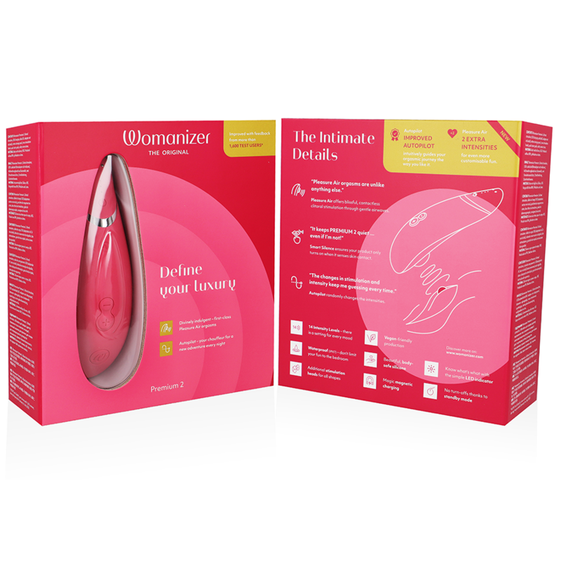 STIMOLATORE CLITORIDE, TECNOLOGIA PLEASURE AIR, 14 LIVELLI DI INTENSITÀ