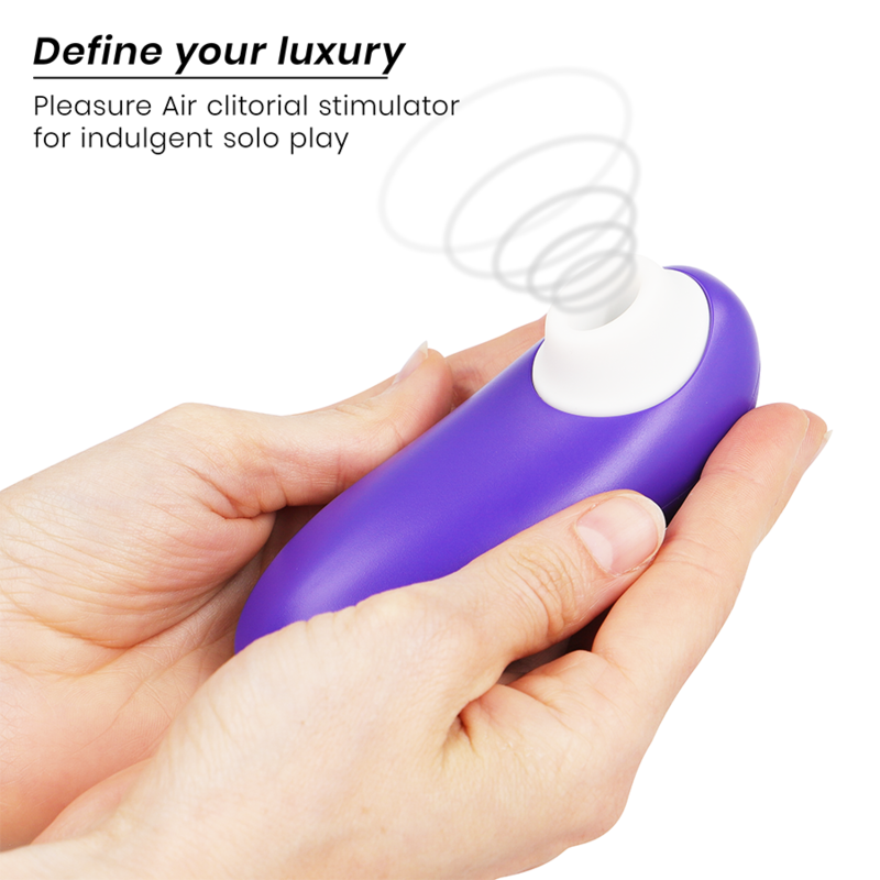 STIMOLATORE CLITORIDE CON TECNOLOGIA PLEASURE AIR, 6 LIVELLI DI INTENSITÀ, IMPERMEABILE