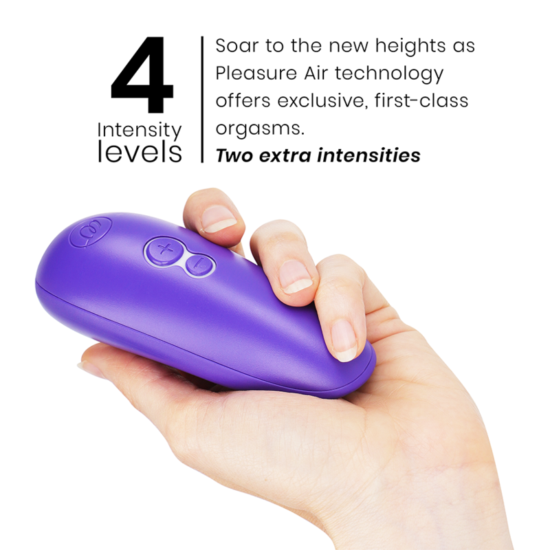 STIMOLATORE CLITORIDE CON TECNOLOGIA PLEASURE AIR, 6 LIVELLI DI INTENSITÀ, IMPERMEABILE