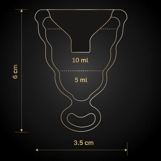 G-VIBE - GCUP COPPETTA MESTRUALE NERA