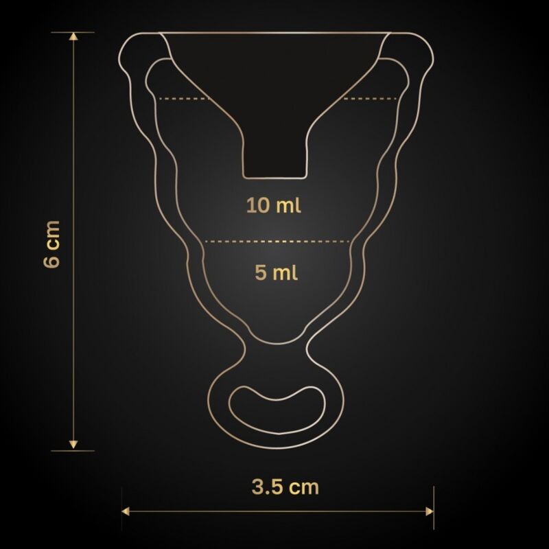 G-VIBE - GCUP COPPETTA MESTRUALE NERA 