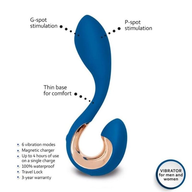 VIBRATORE PUNTO G E P, MOTORE POTENTE SILENZIOSO, 100% IMPERMEABILE