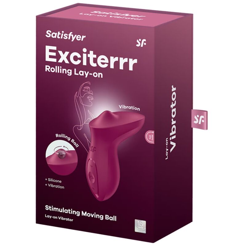 SATISFYER - EXCITERRR VIBRATORE CLITORIDEO LAY ON VIOLA