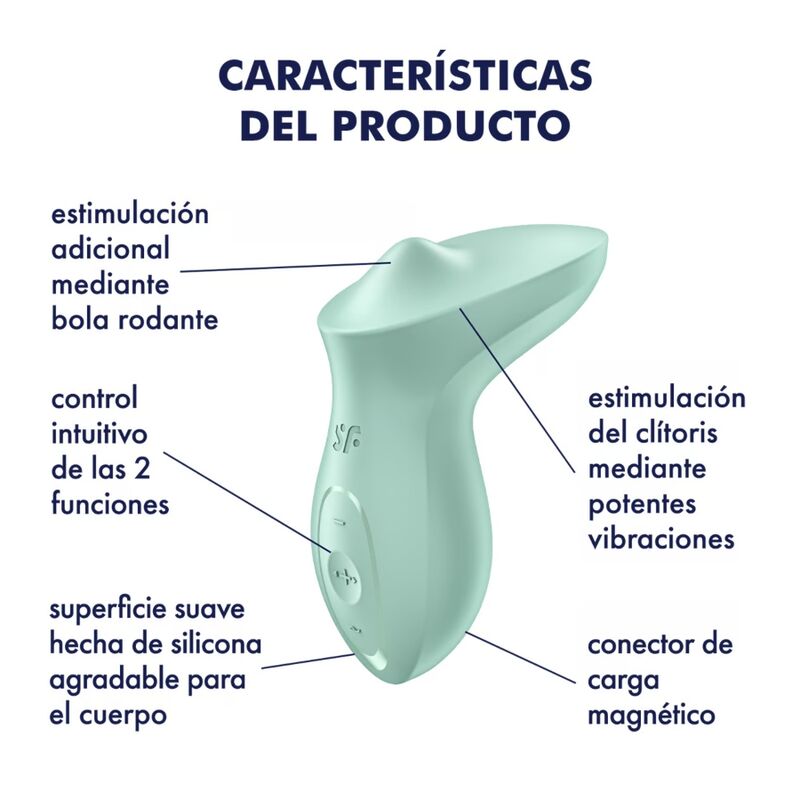 SATISFYER - EXCITERRR VIBRATORE CLITORIDEO LAY ON MENTA