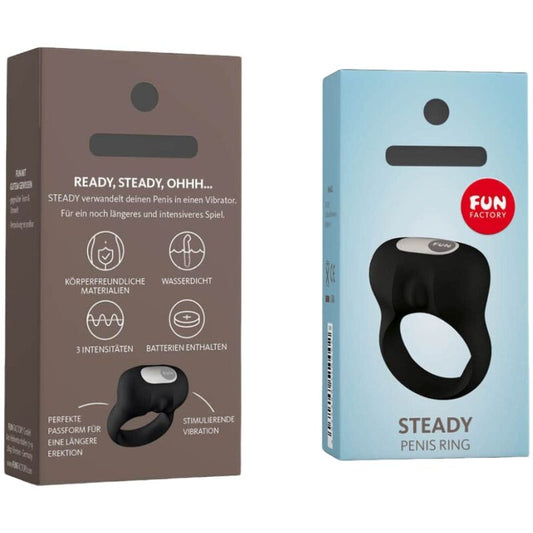 FUN FACTORY - ANELLO PER IL PENE CON  VIBRAZIONE  NERO