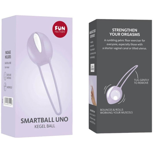 FUN FACTORY - SMARTBALL UNO PALLINA VAGINALE BIANCA / LILLA PASTELLO