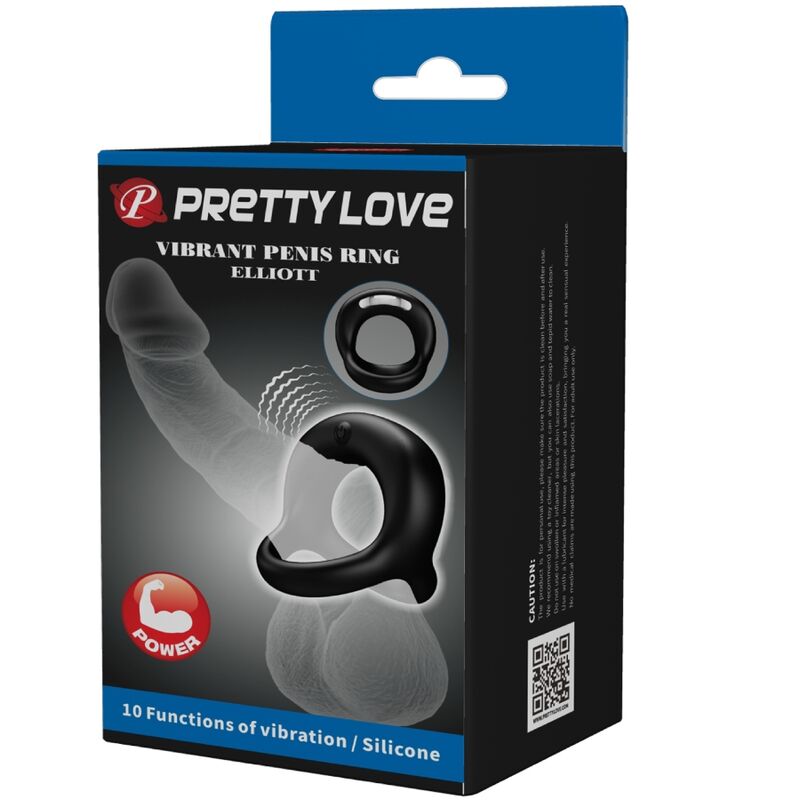 PRETTY LOVE - ANELLO PENE ELLIOTT VIBRANTE NERO