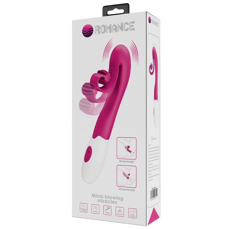ROMANCE - VIBRATORE E STIMOLATORE 30 MODALITÀ ROSA