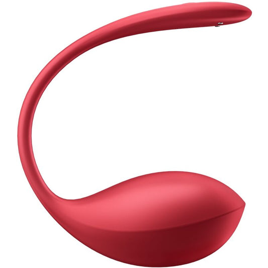 SATISFYER - SHINY PETAL STIMOLATORE DEL PUNTO G  CON APP GATUITA ROSSO