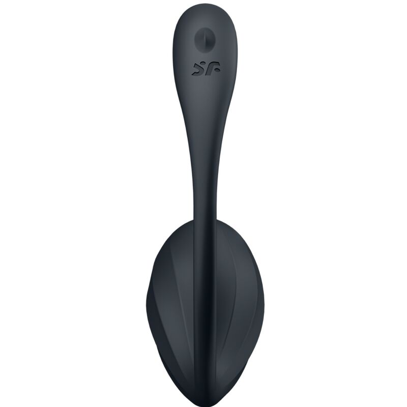 SATISFYER - RIBBED PETAL STIMOLATORE DEL PUNTO G CON APP NERO