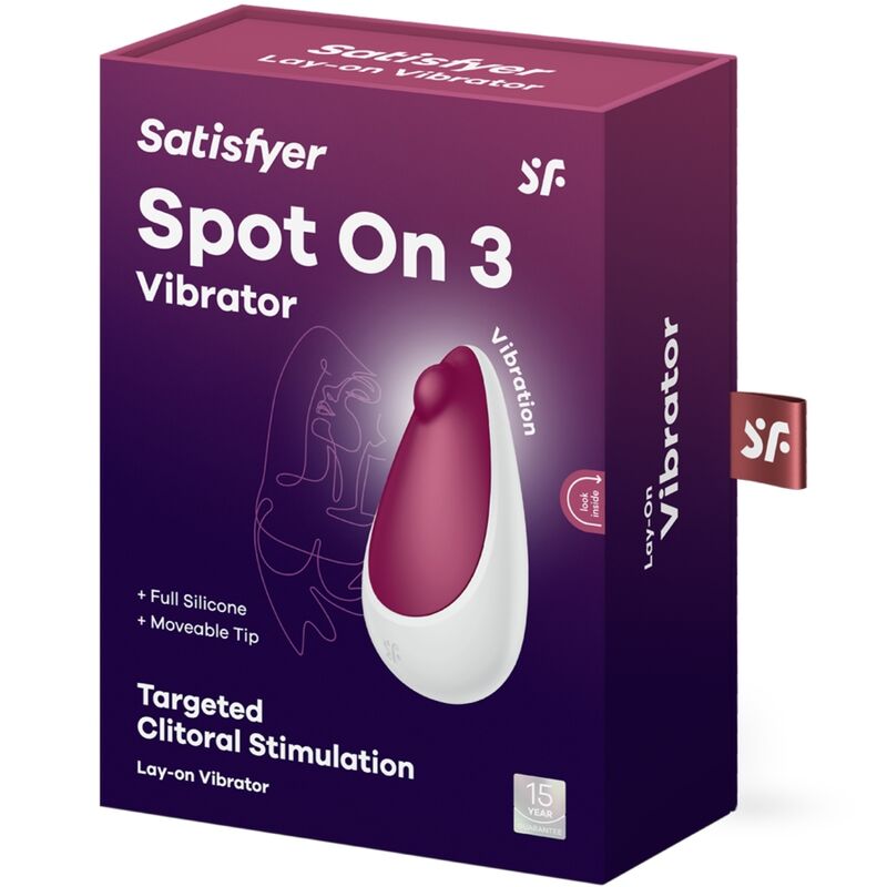 SATISFYER - SPOT ON 3 STIMOLATORE CLITORIDEO BERRY